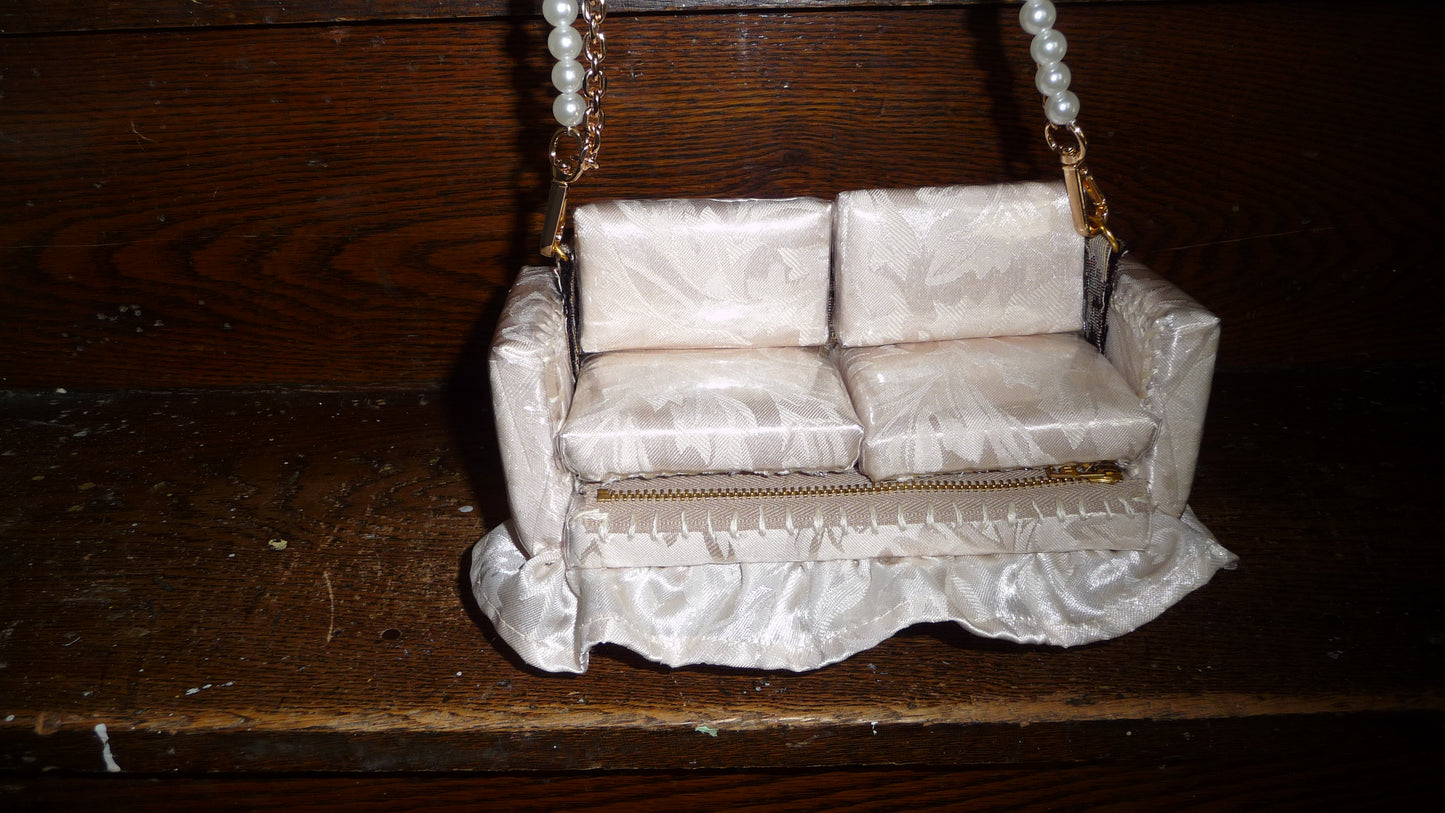 Limited Edition - 'Ivory' "Loose Change In Grandma's Sofa" Bag