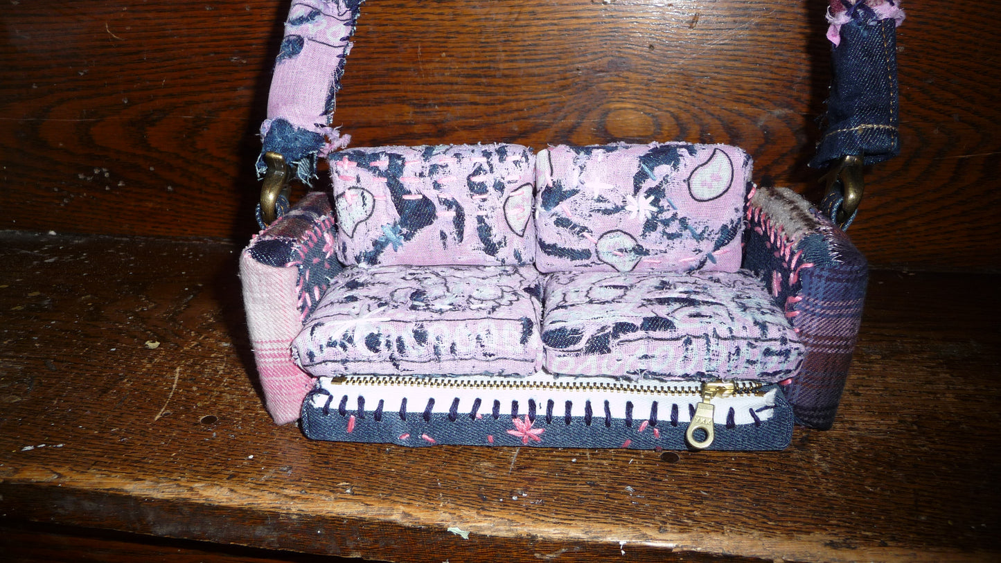Pink, Patchwork, & Paisley "Loose Change In The Sofa" Bag