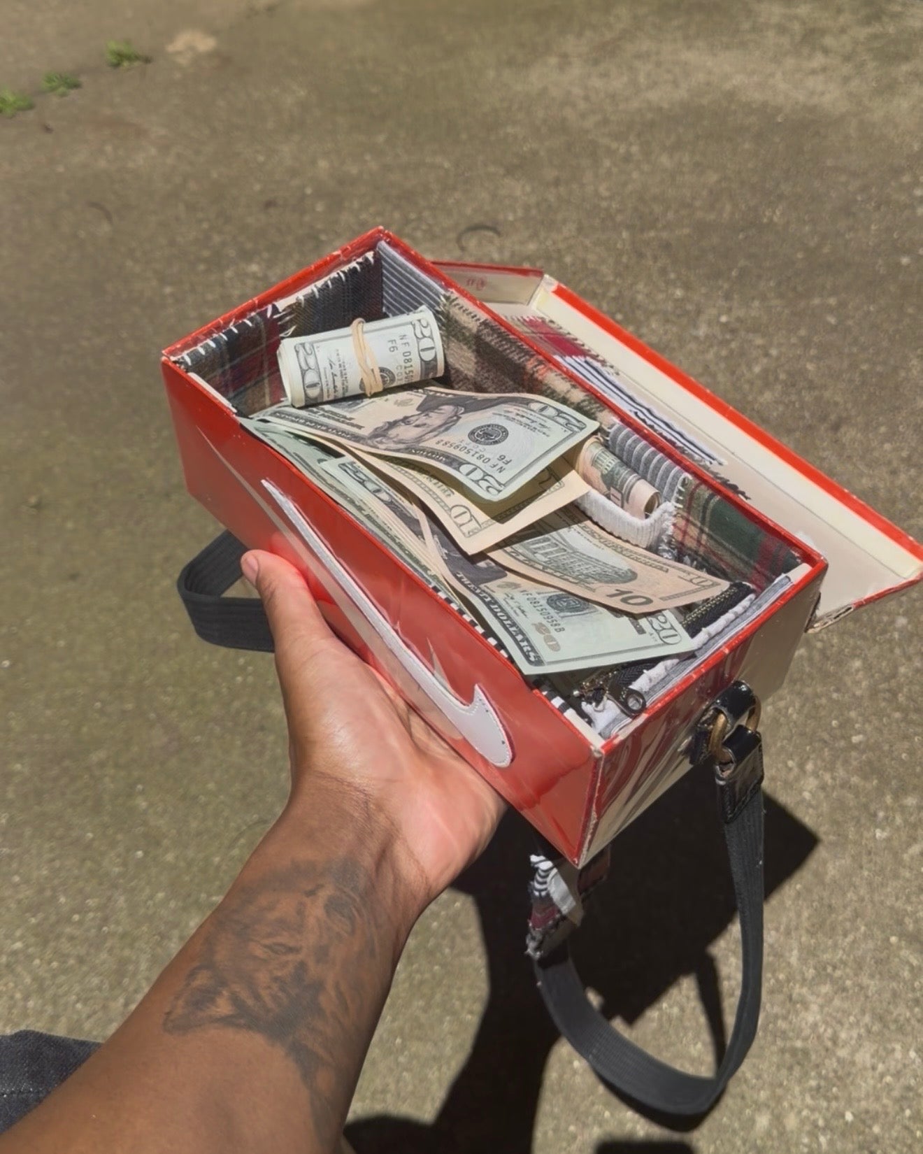 "Cash In The Shoebox" Handbag