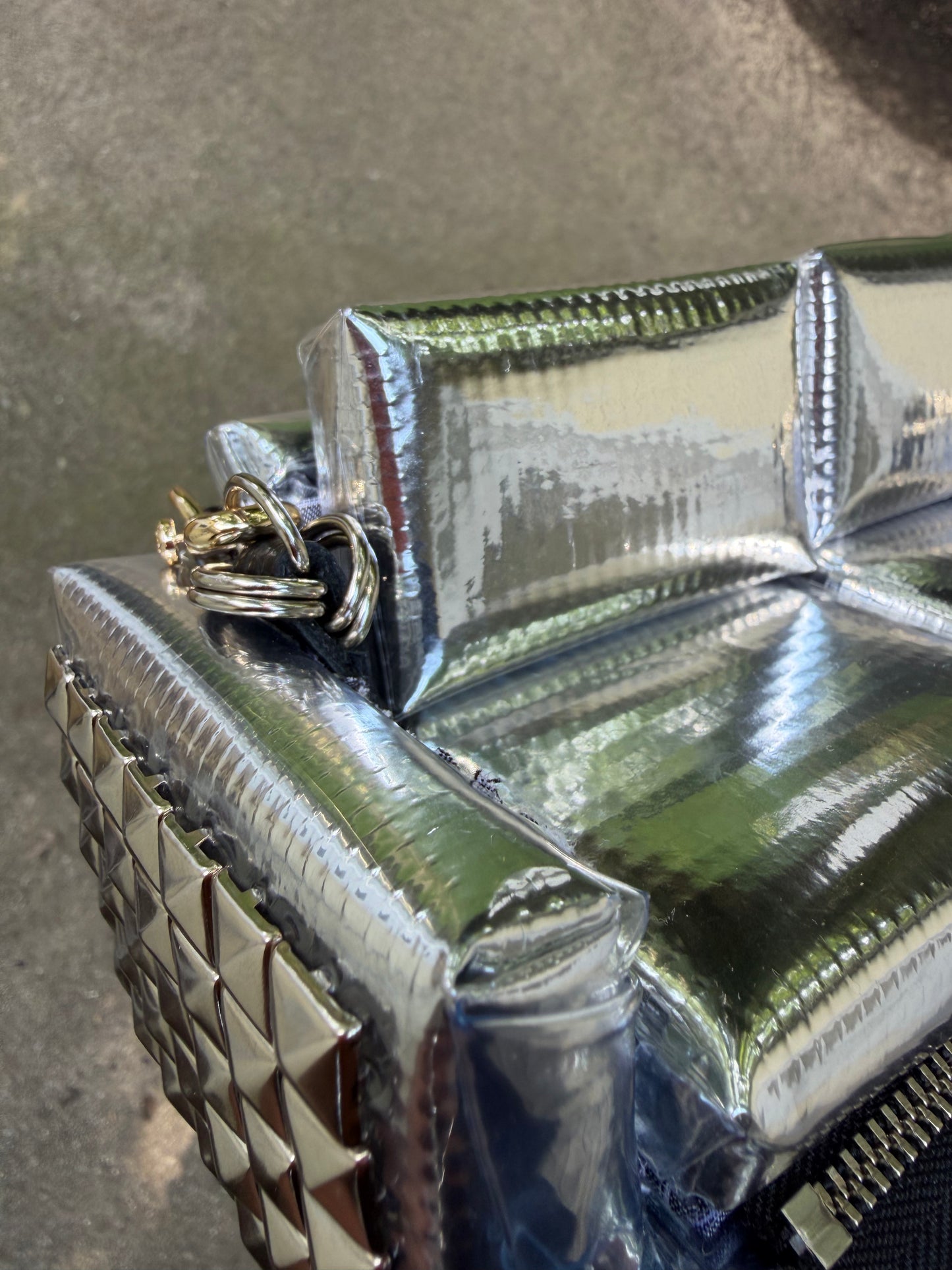 Studded Metal "Loose Change In The Sofa Bag"