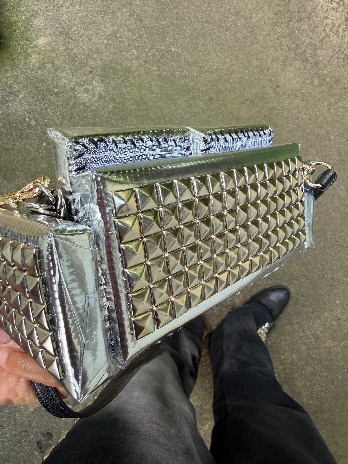 Studded Metal "Loose Change In The Sofa Bag"