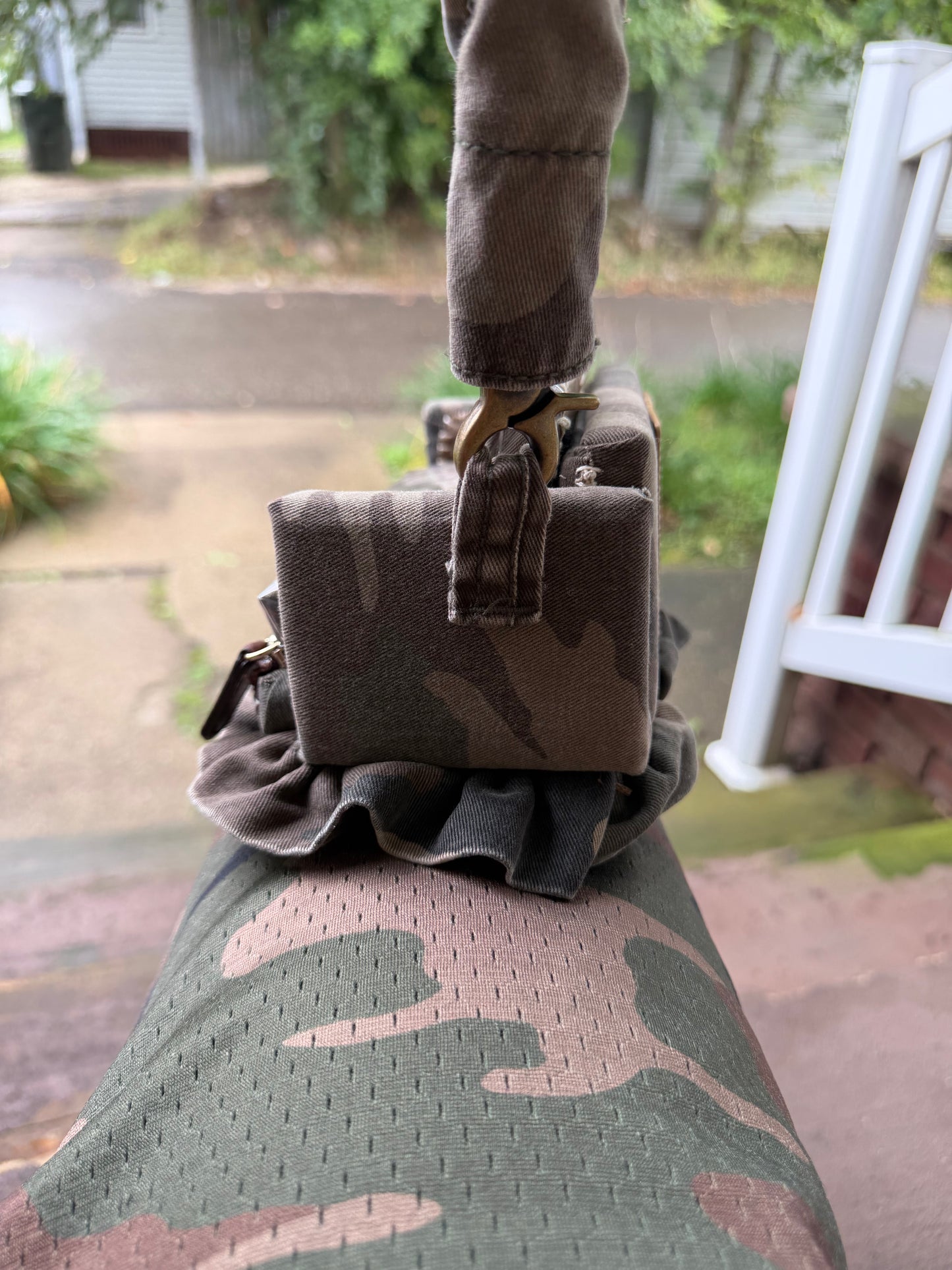 1 of 1 CAMO 'COACH' COUCH BAG