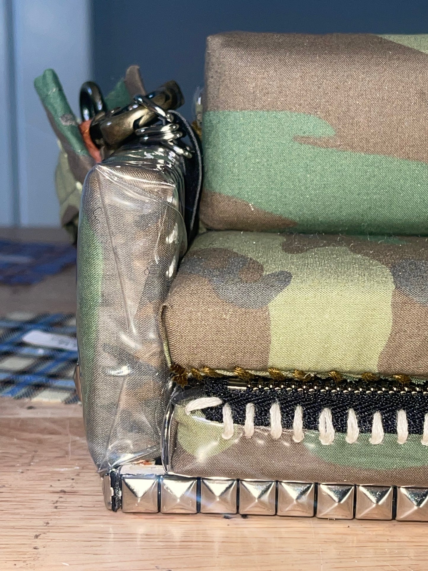 1 of 1 Studded Camo "Loose Change In The Sofa" Bag