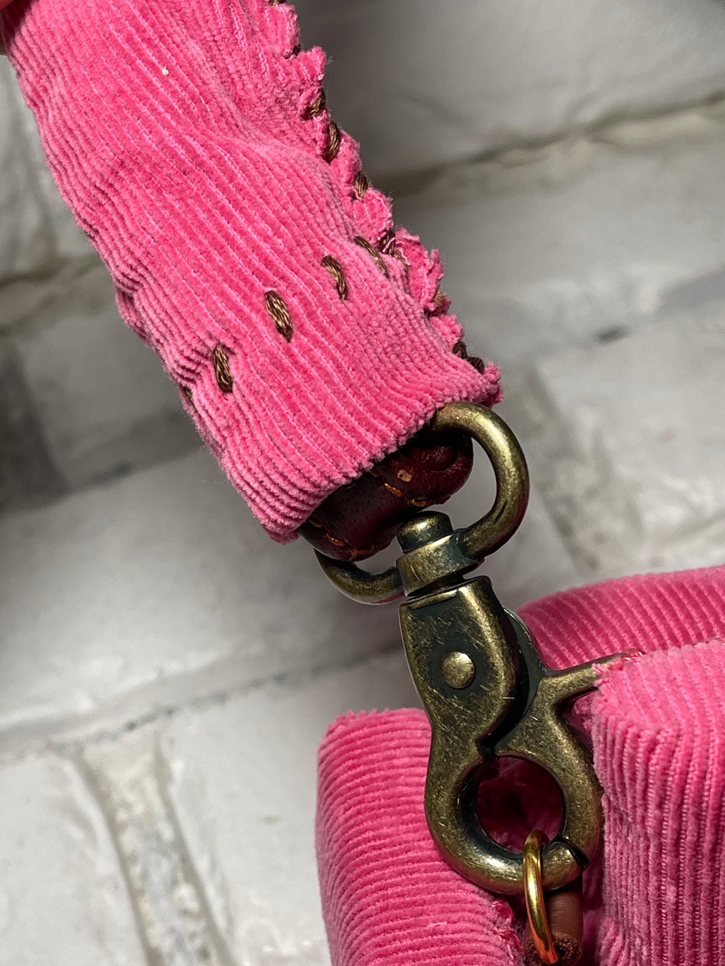 1 of 1 "Pink Corduroy" Loose Change In The Sofa Bag