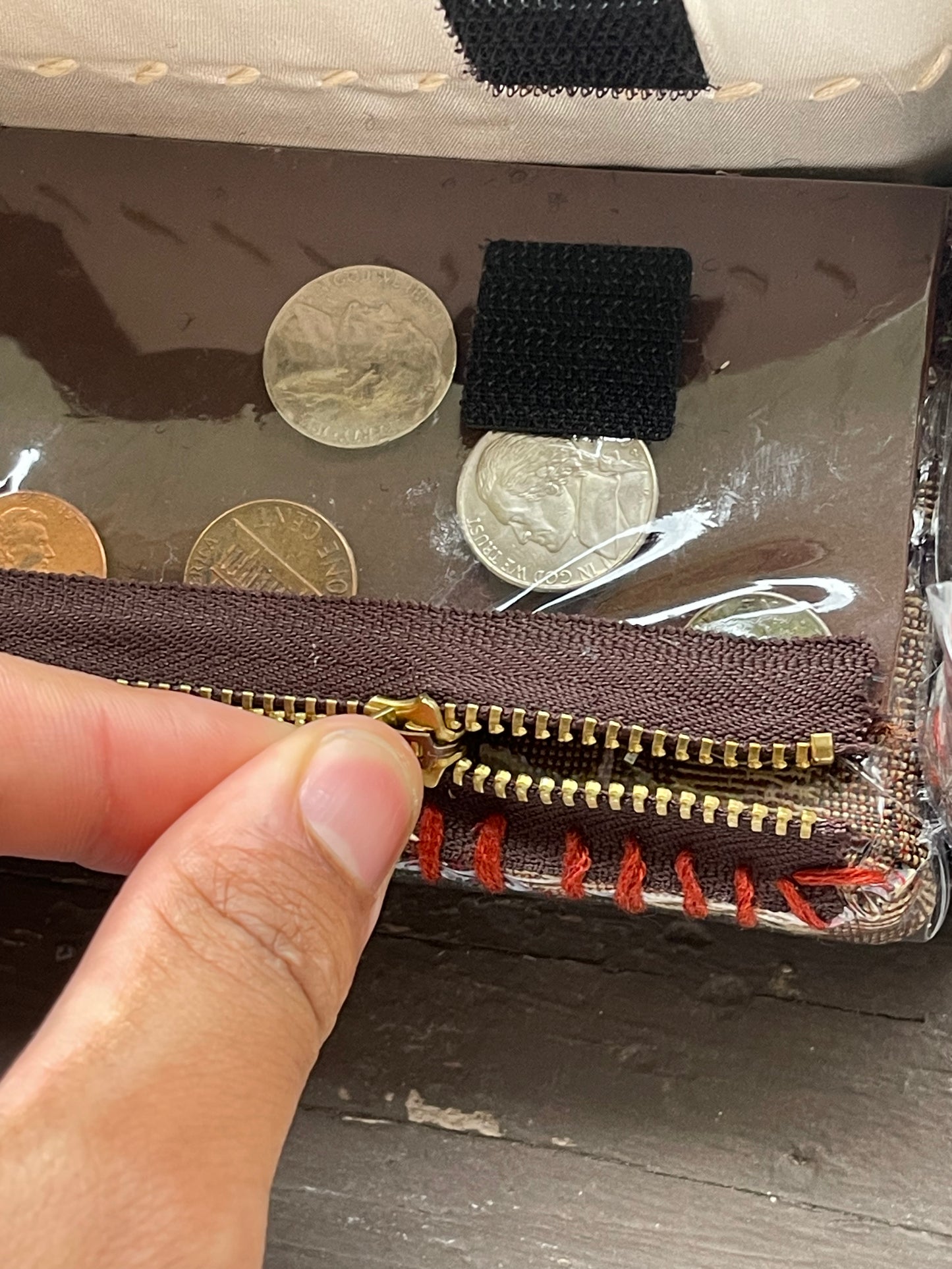 1 of 1 "Grandma" Loose Change In The Sofa Bag