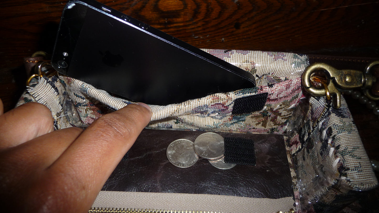 Antique Rose "Loose Change In Grandma's Sofa" Bag