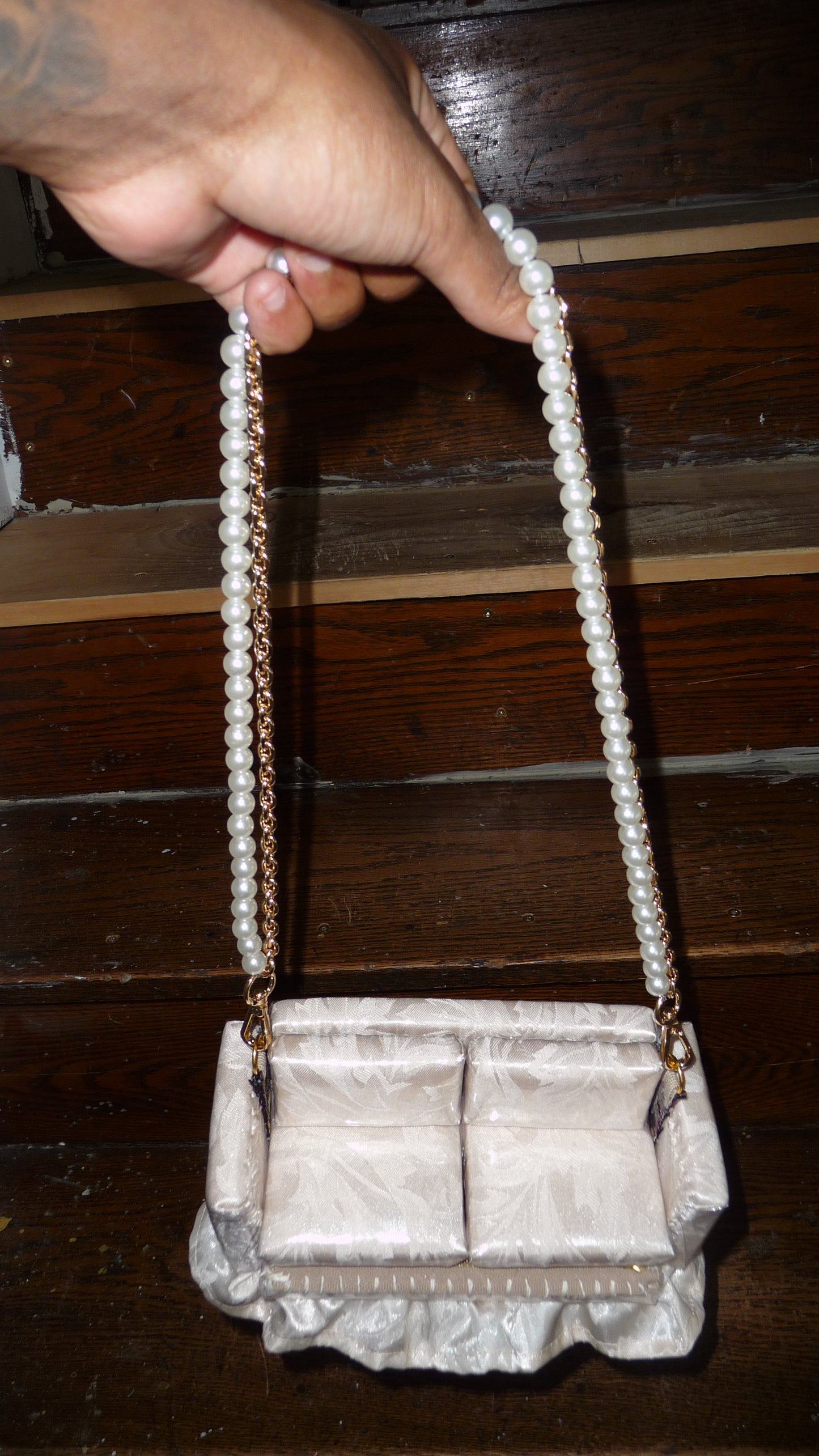 Limited Edition - 'Ivory' "Loose Change In Grandma's Sofa" Bag