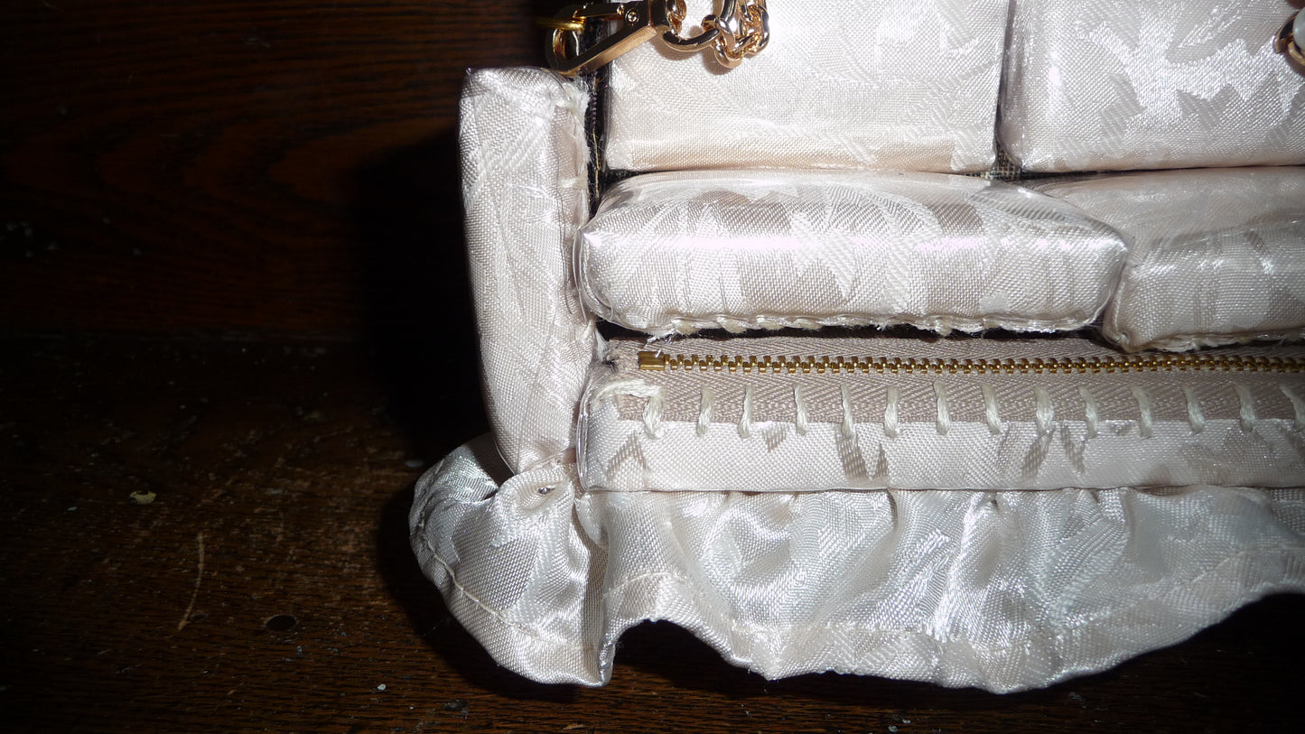 Limited Edition - 'Ivory' "Loose Change In Grandma's Sofa" Bag