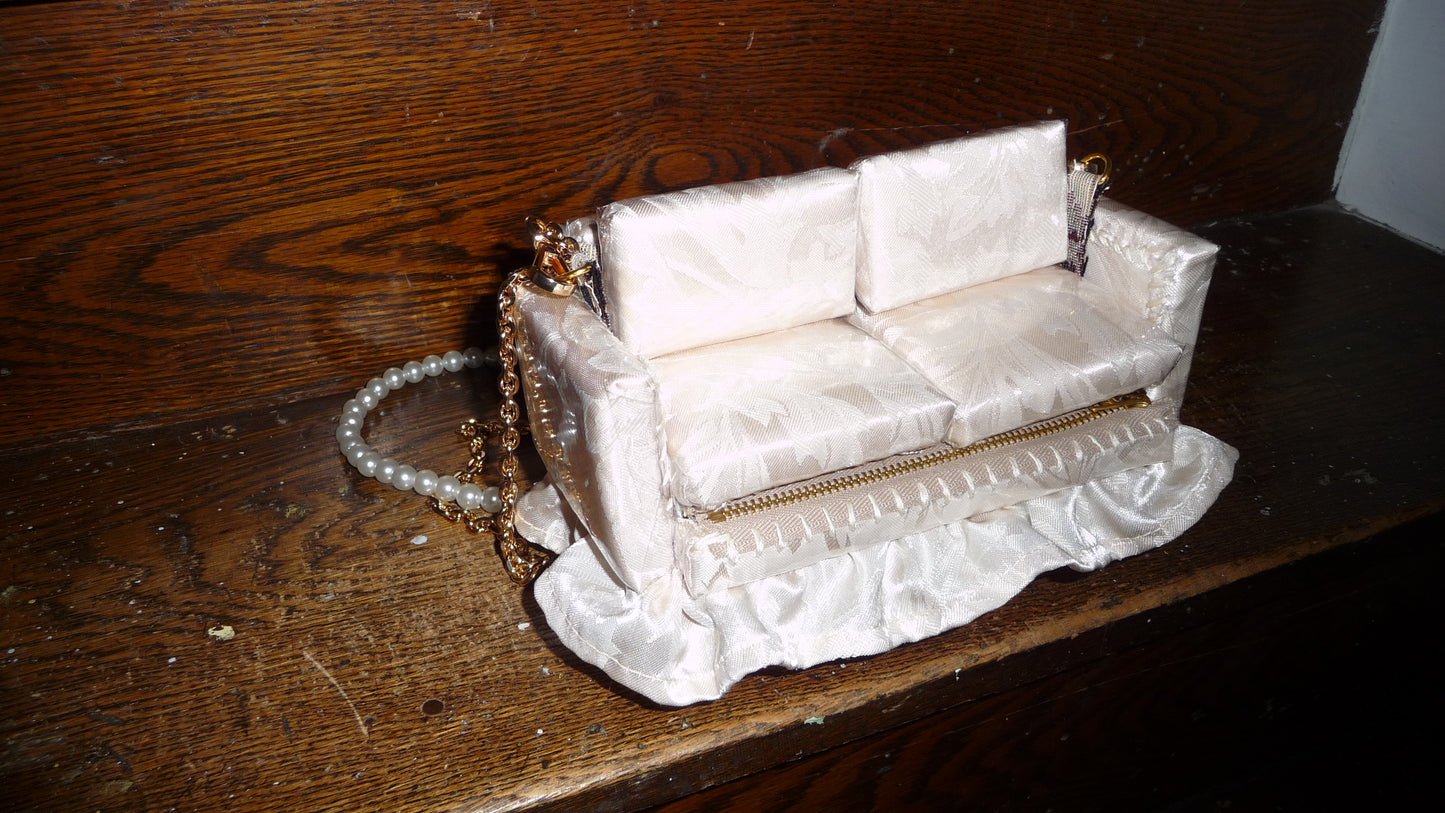 Limited Edition - 'Ivory' "Loose Change In Grandma's Sofa" Bag