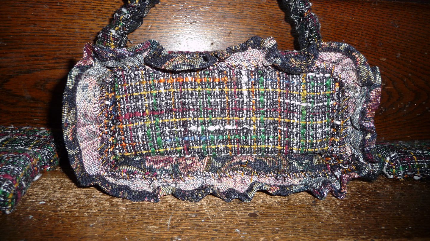 1 of 1 Black Tweed "Loose Change In The Sofa" Bag